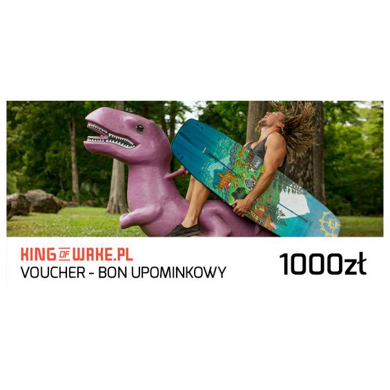 kingofwake.pl Bony kingofwake.pl - bon upominkowy o wartości 1000 zł