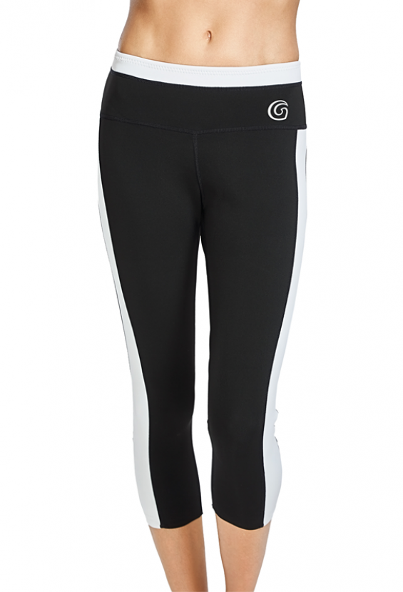Glide Soul LEGGINGS 1 MM CROPPED Black/White 2019