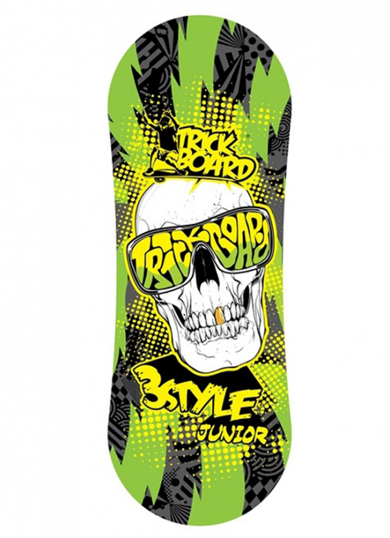 Trickboard Trickboard White Skull JUNIOR