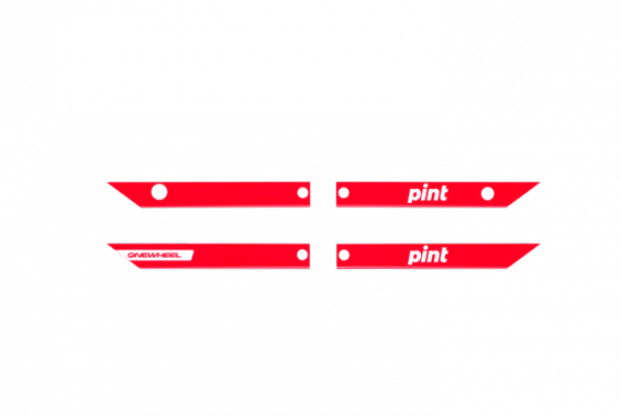 Onewheel Pint Rail Guards Red 2021