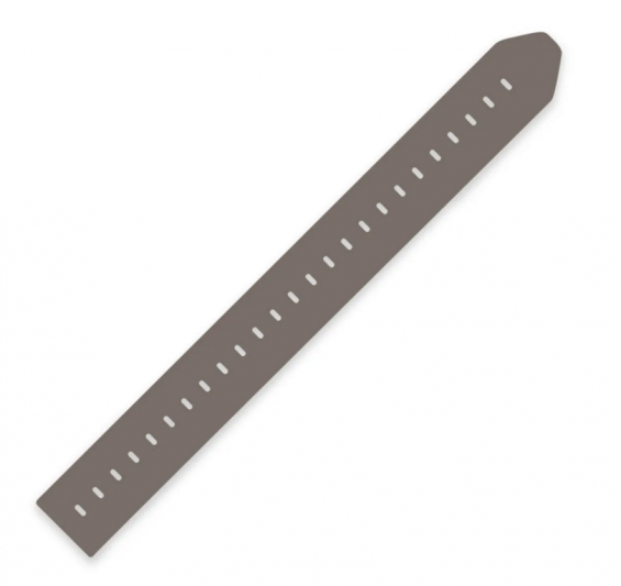 Slingshot Gummy Strap ciemnoszary - nickel